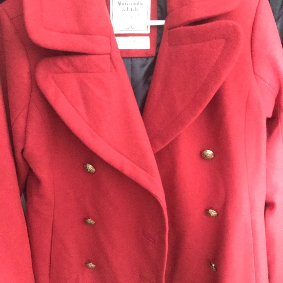 Abercrombie Women’s classic wool pea coat - Picture 6 of 6